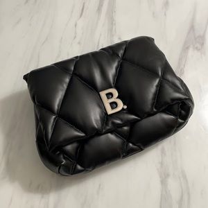 Balenciaga Touch Puffy Clutch Bag